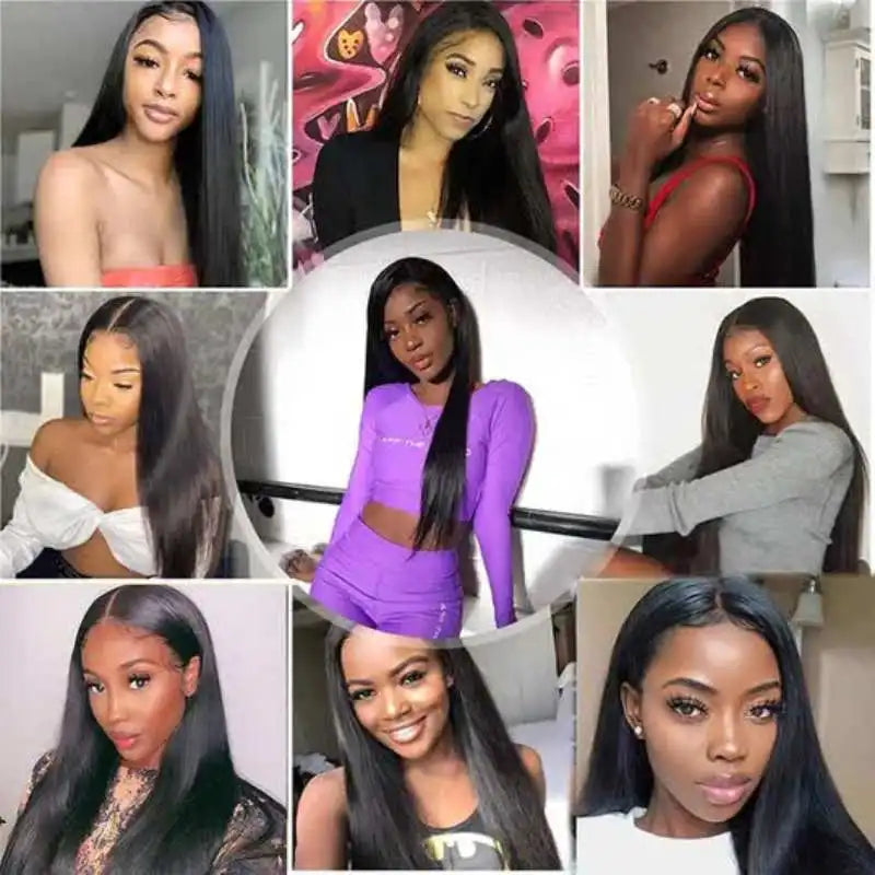 FOXY Pre-Cut Pre-Plucked Wear & Go Glueless HD Lace Closure Human Hair Wig