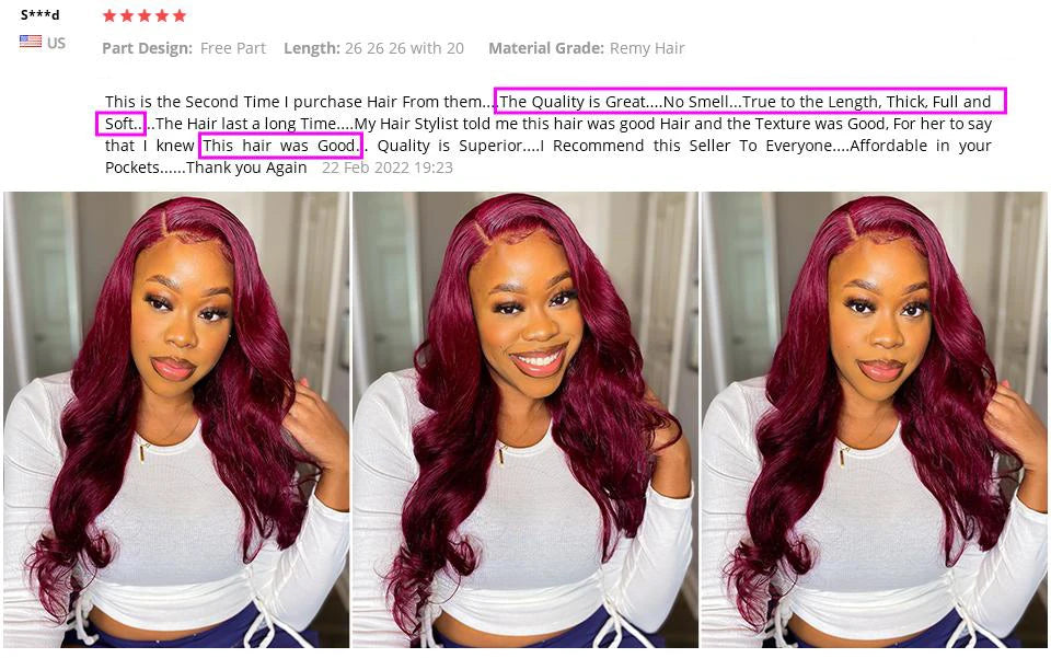 SASHA Body Wave Human Hair Bundles With Lace Closure (Brazilian Wavy Remy Hair)