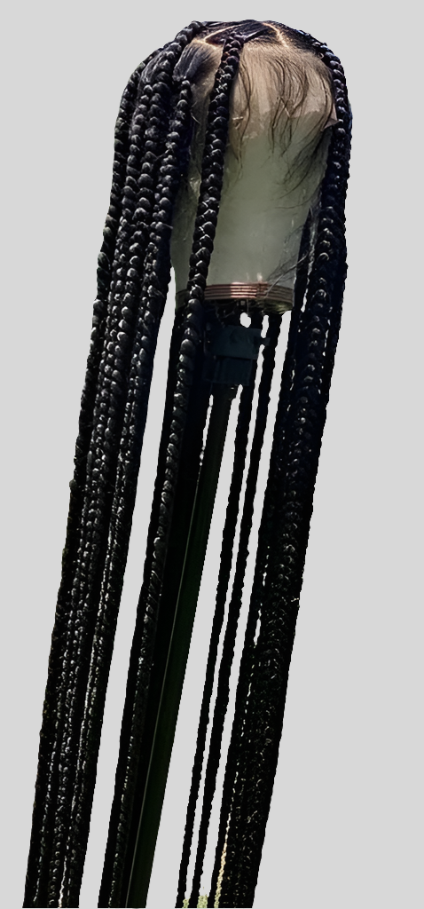 SIYAX Synthetic Full Lace Front Jumbo Knotless Box Braided Wig