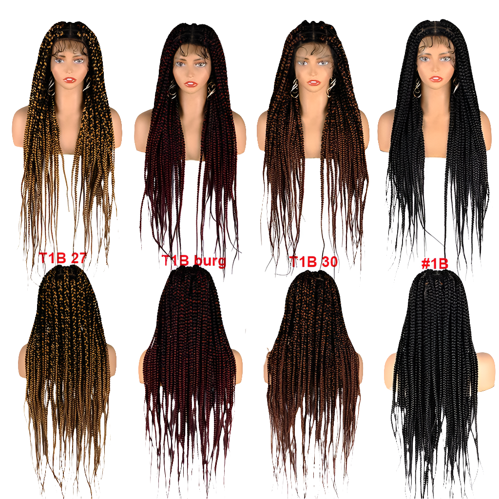 SIYAX Synthetic Full Lace Front Jumbo Knotless Box Braided Wig