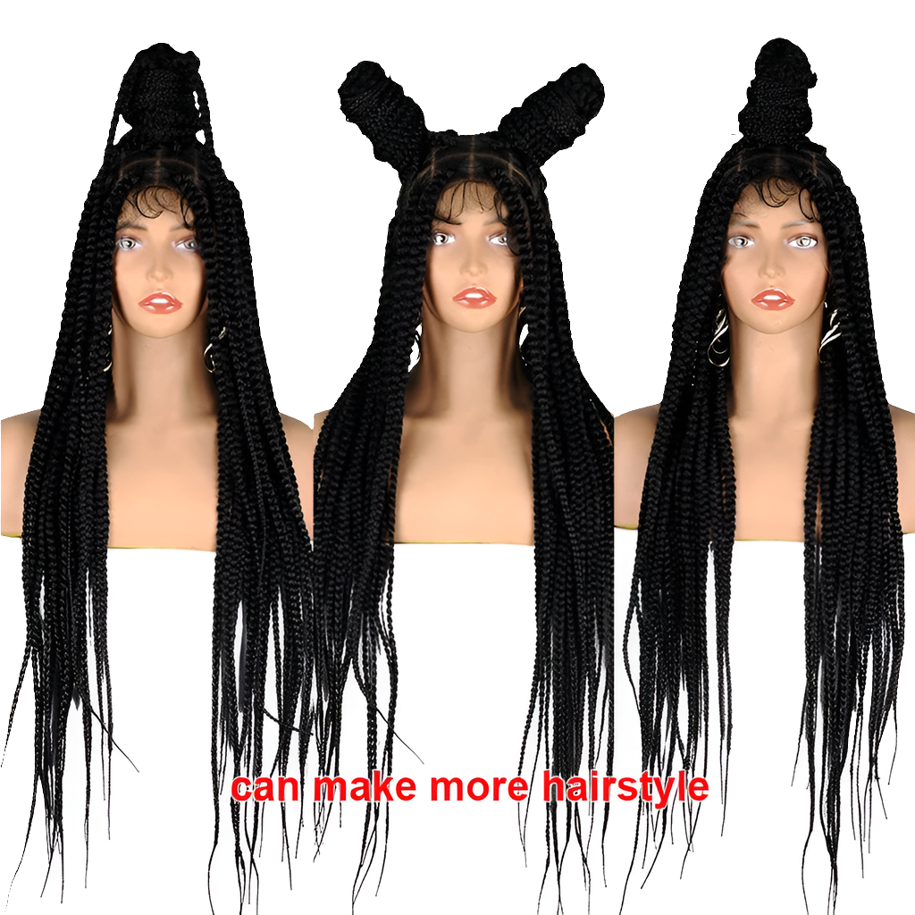 SIYAX Synthetic Full Lace Front Jumbo Knotless Box Braided Wig